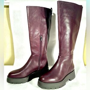 Vince Camuto 8.5 M / 39.5 dark brown knee high boots NWOT